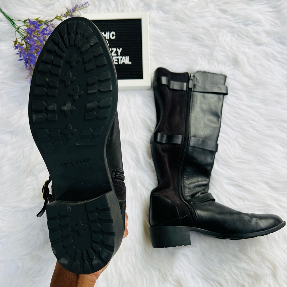 Cole Haan Women's Black Over the Knee Boots